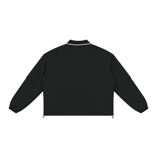 Ljalley Unisex Boxy Collared Detachable Sweatshirt