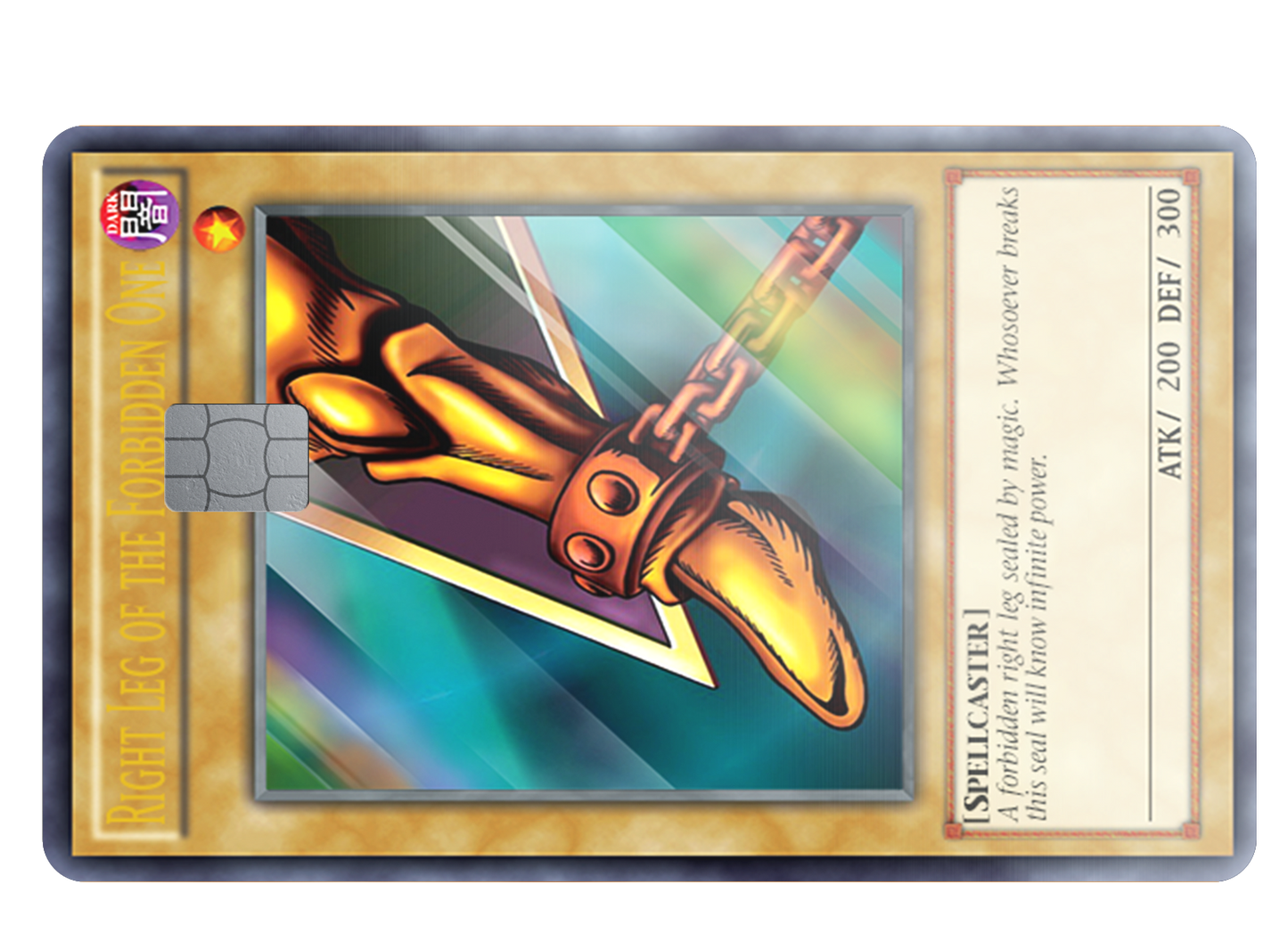 Exodia Pieces Credit Card Skin ( Full Set $25)