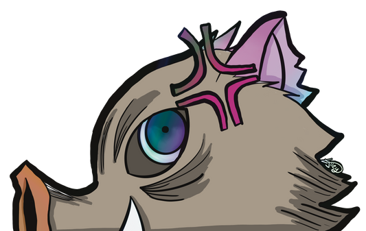 Holographic Inoske Peeker Sticker