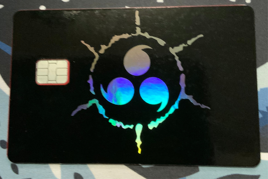 Naruto Holographic Curse Mark Credit Card Skin