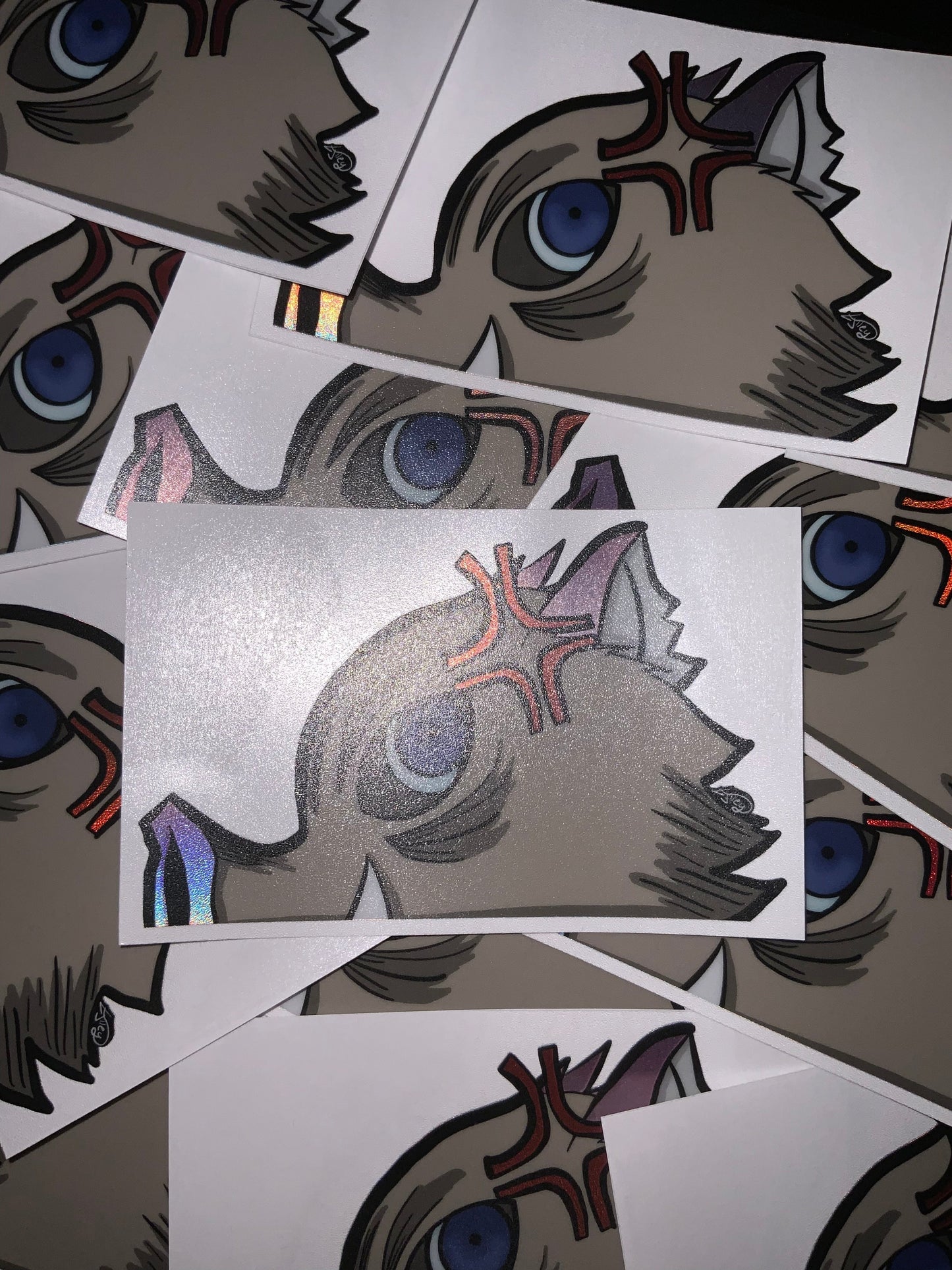 Holographic Inoske Peeker Sticker