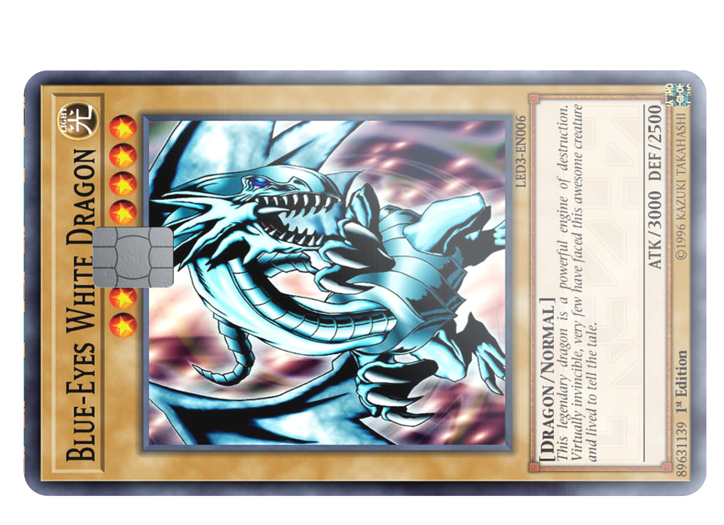 Blue Eyes Credit Card Skin