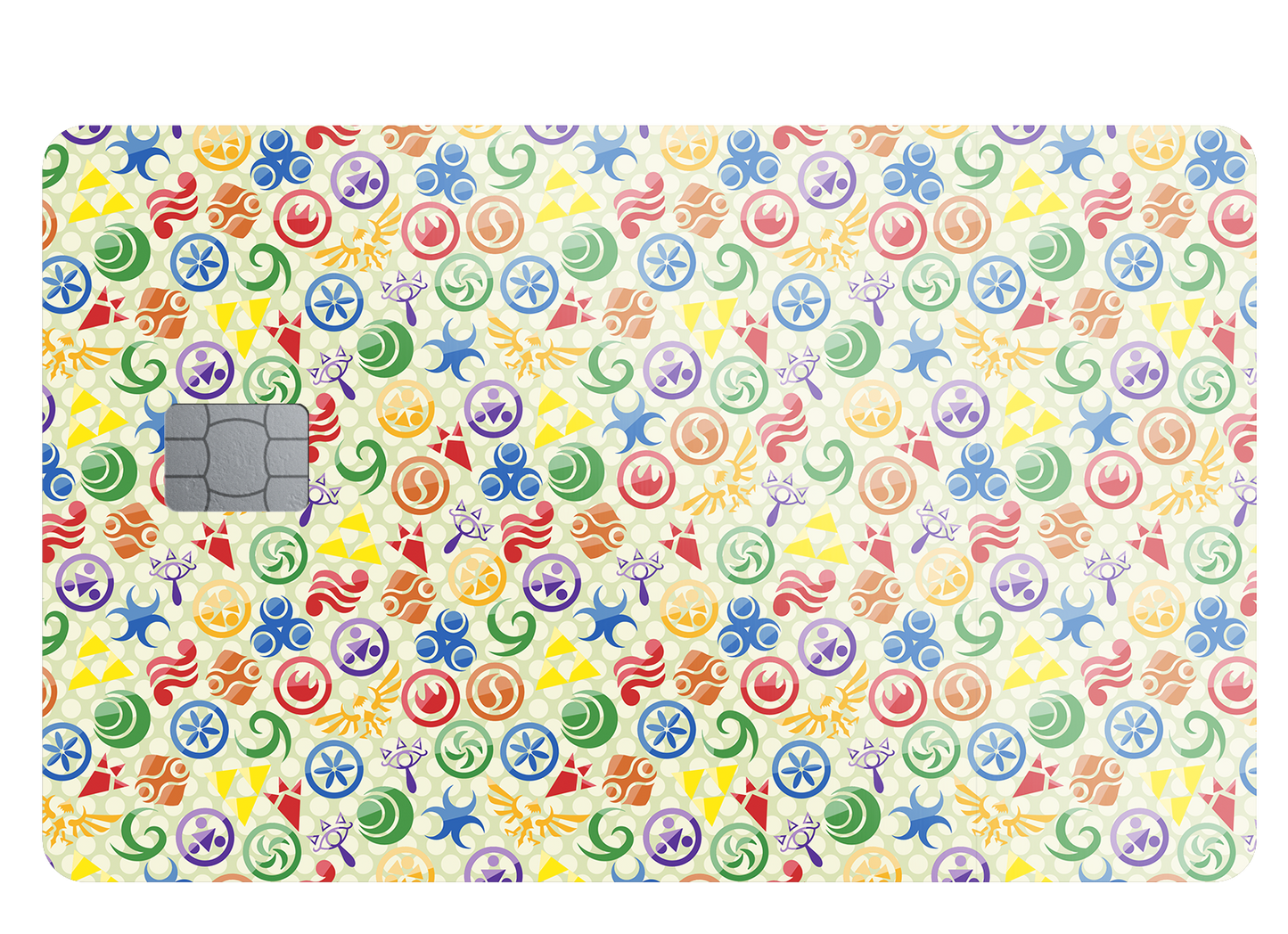 Zelda Icons Credit Card Skin