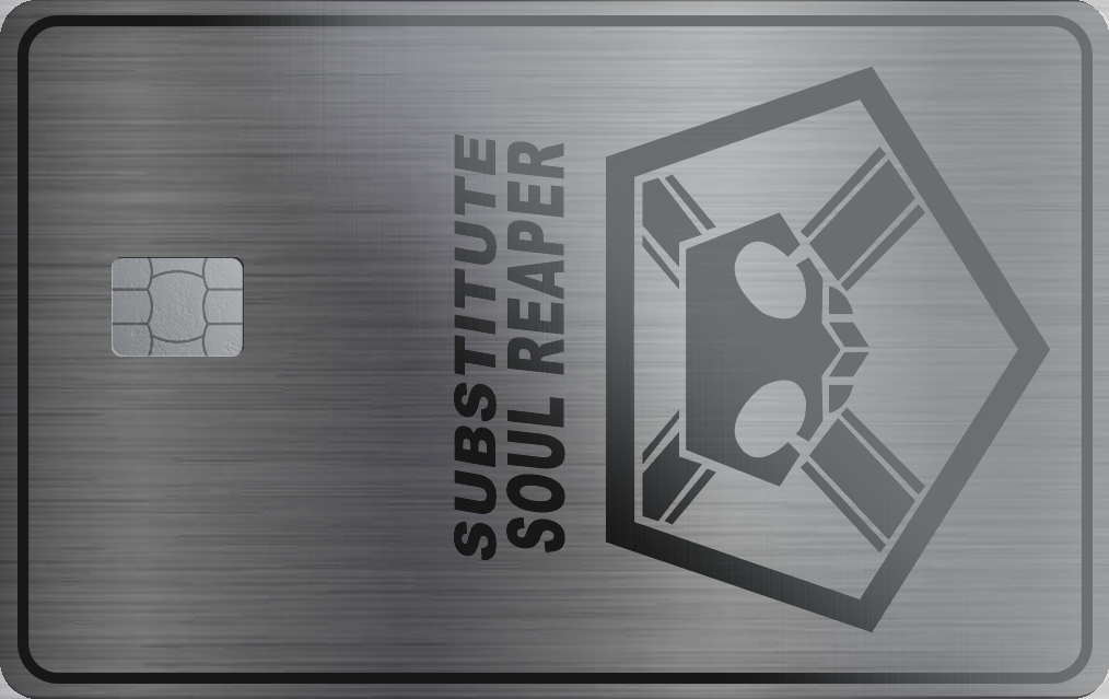 Substitute Soul Reaper Credit Card Skin