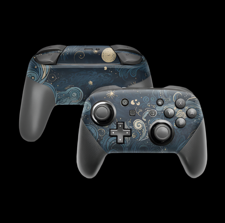 Pro Controller Skin - Starry Night