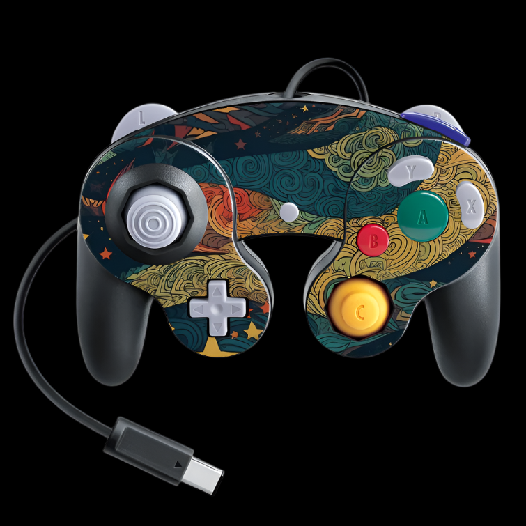 Gamecube Skin - Starry Night