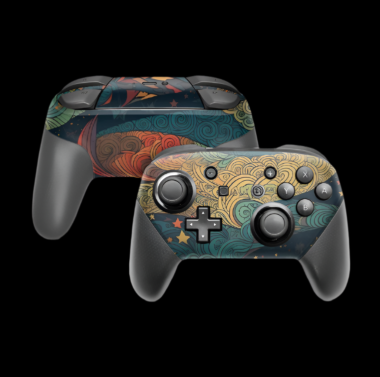 Pro Controller Skin - Starry Night