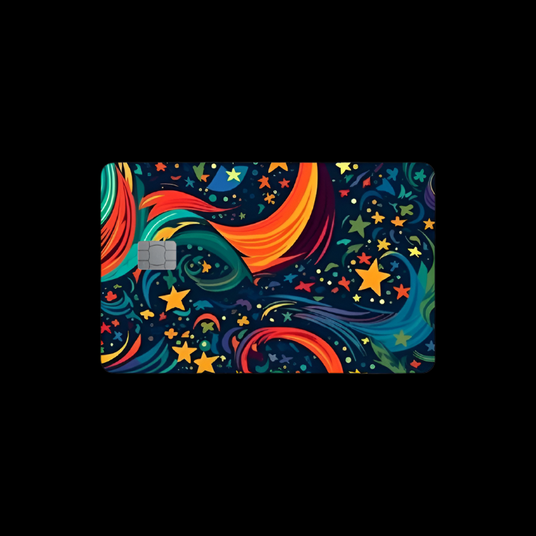 Credit Card Skin - Starry Night