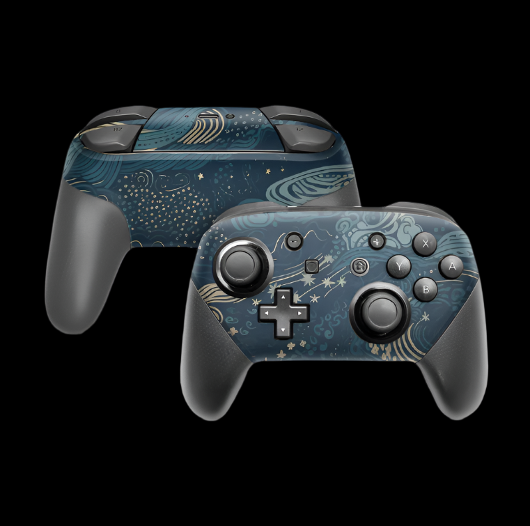 Pro Controller Skin - Starry Night
