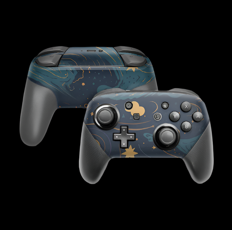 Pro Controller Skin - Starry Night