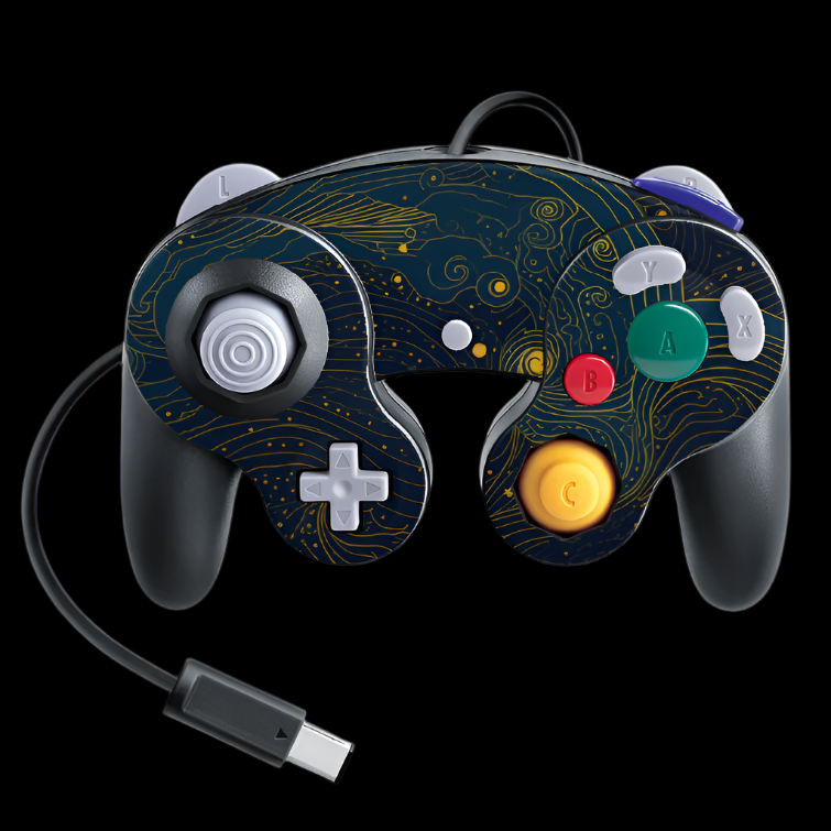 Gamecube Skin - Starry Night