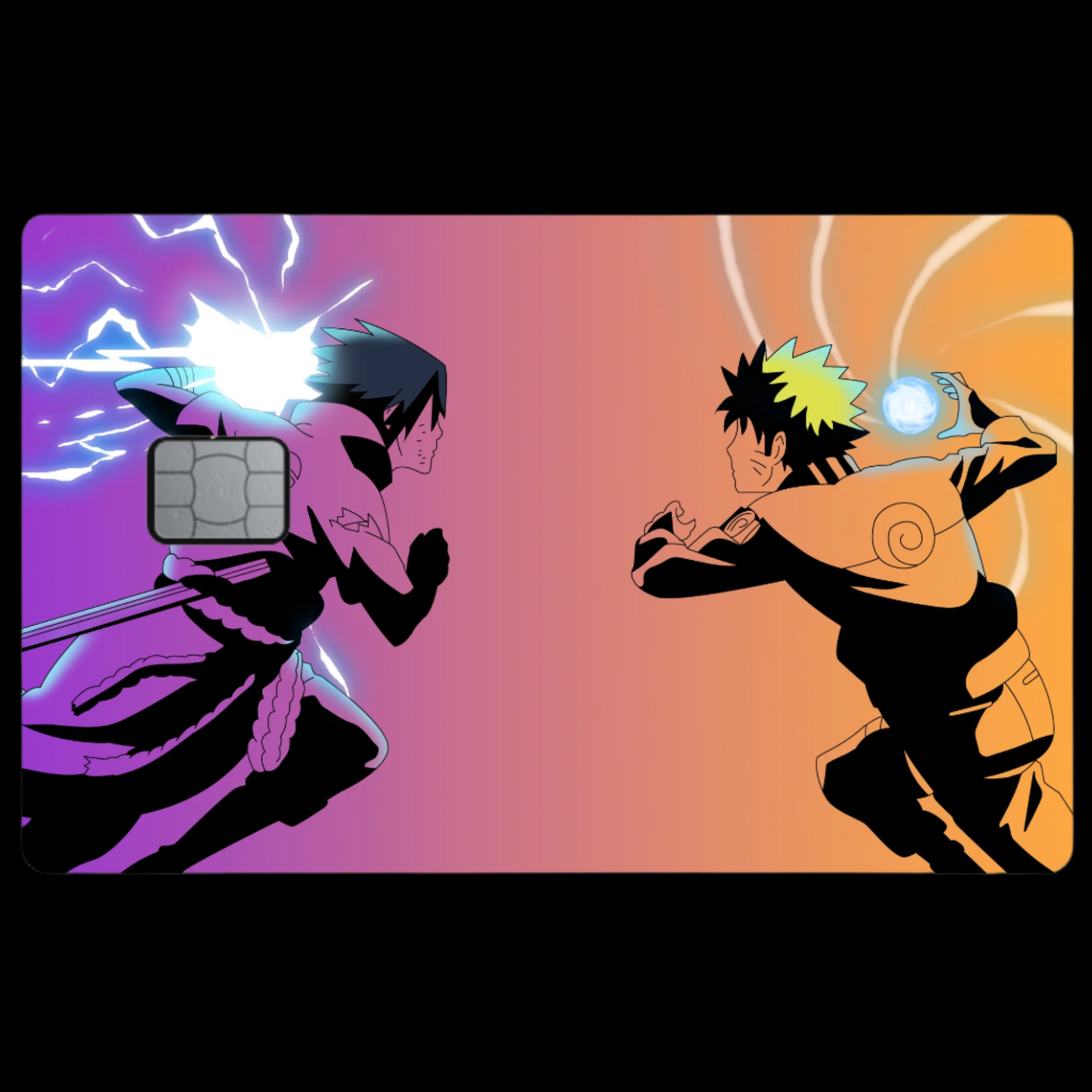 Naruto vs Sasuke Credit Card Skin