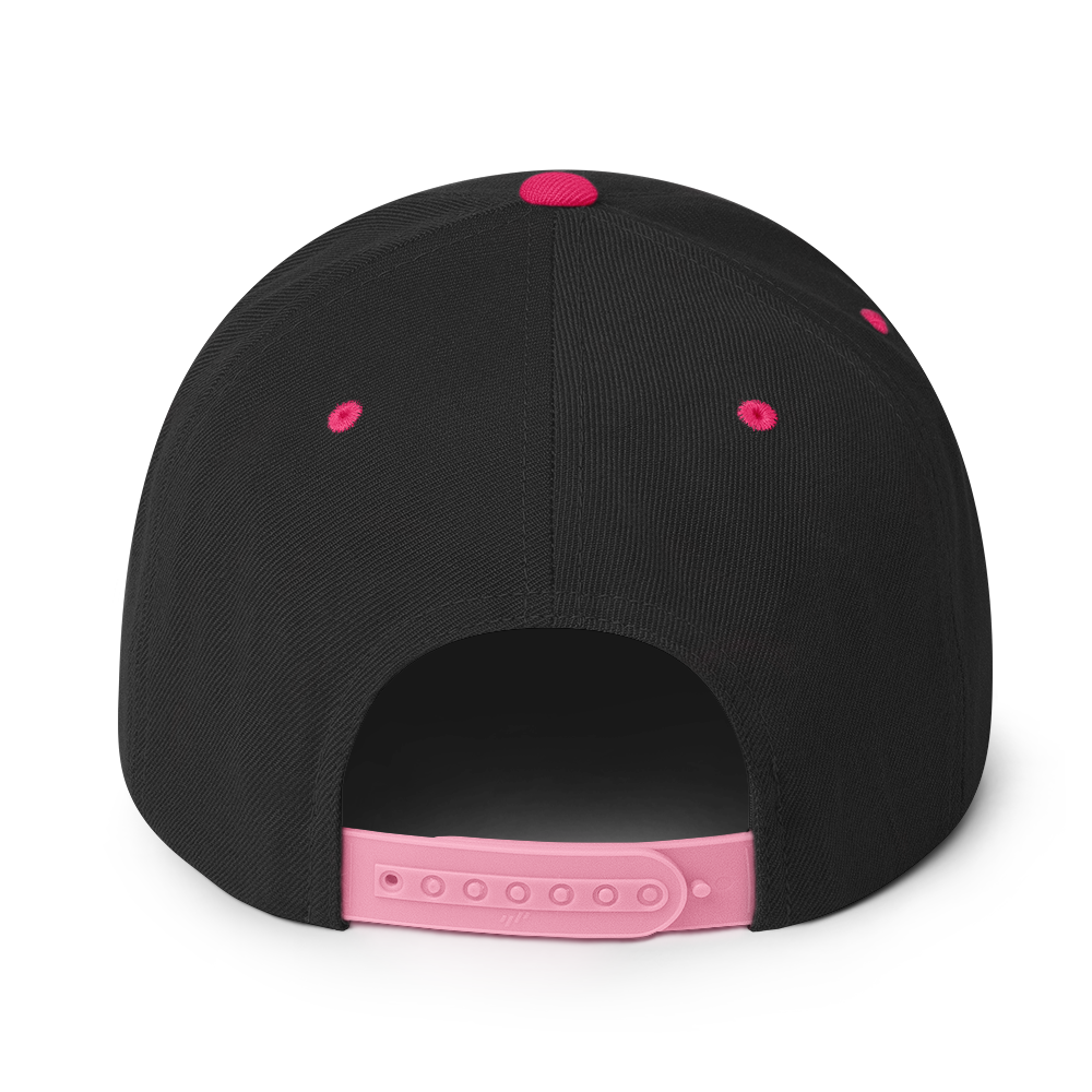 X Stitch Snapback Hat (Pink)
