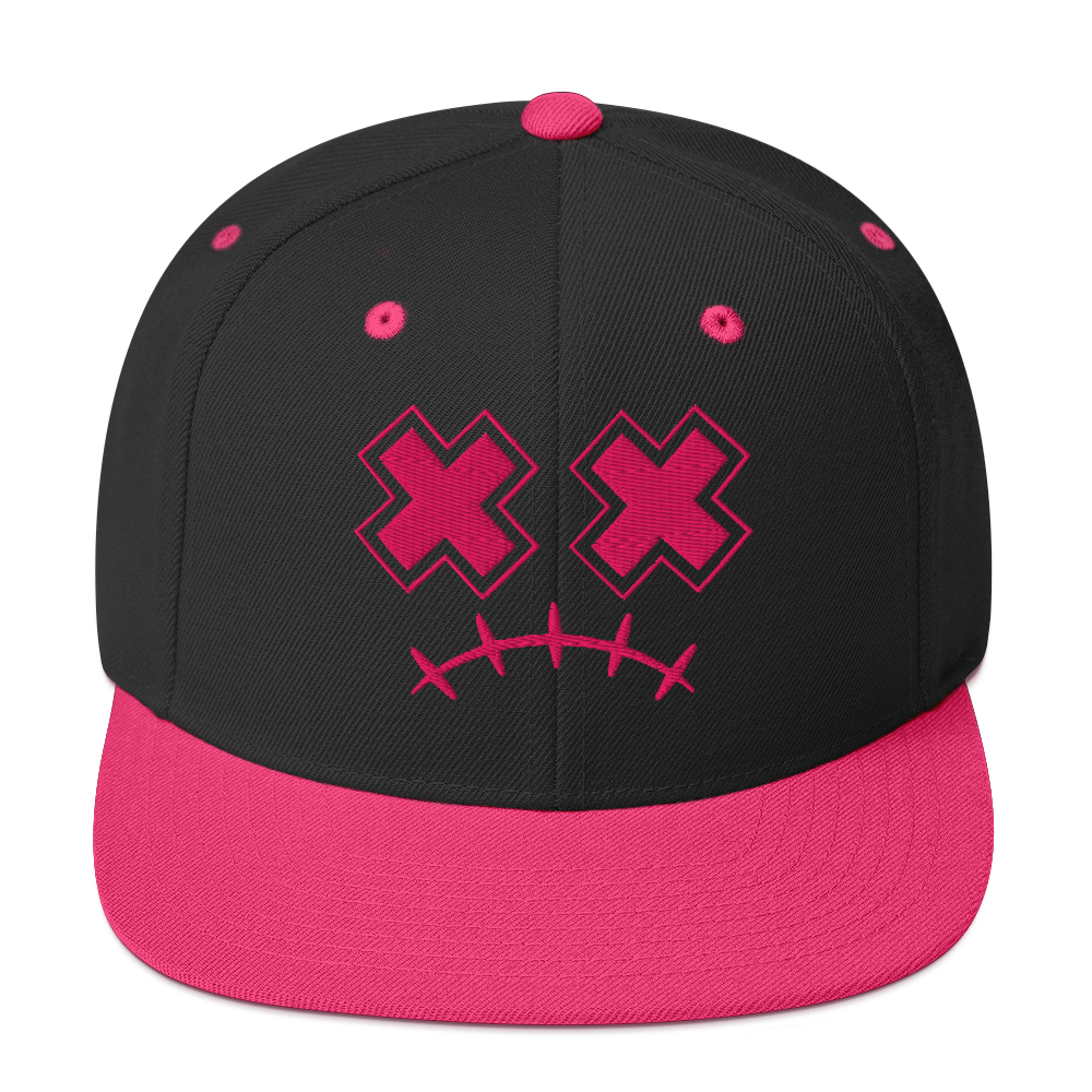 X Stitch Snapback Hat (Pink)