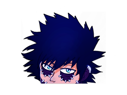 Holographic Dabi Peeker Stickers