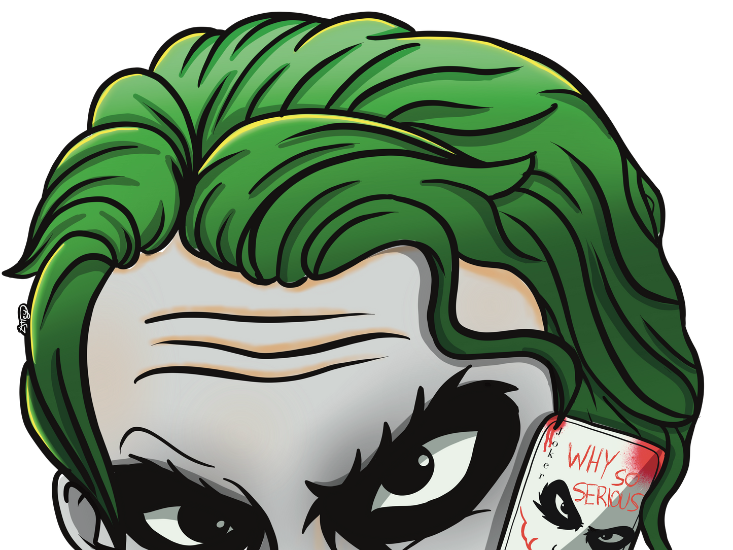 Holographic Joker Peeker