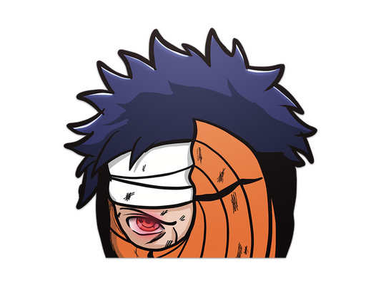 Holographic Broken Obito Peeker Sticker