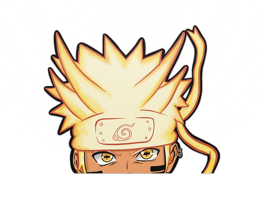 Holographic Six Paths Naruto Peeker Sticker