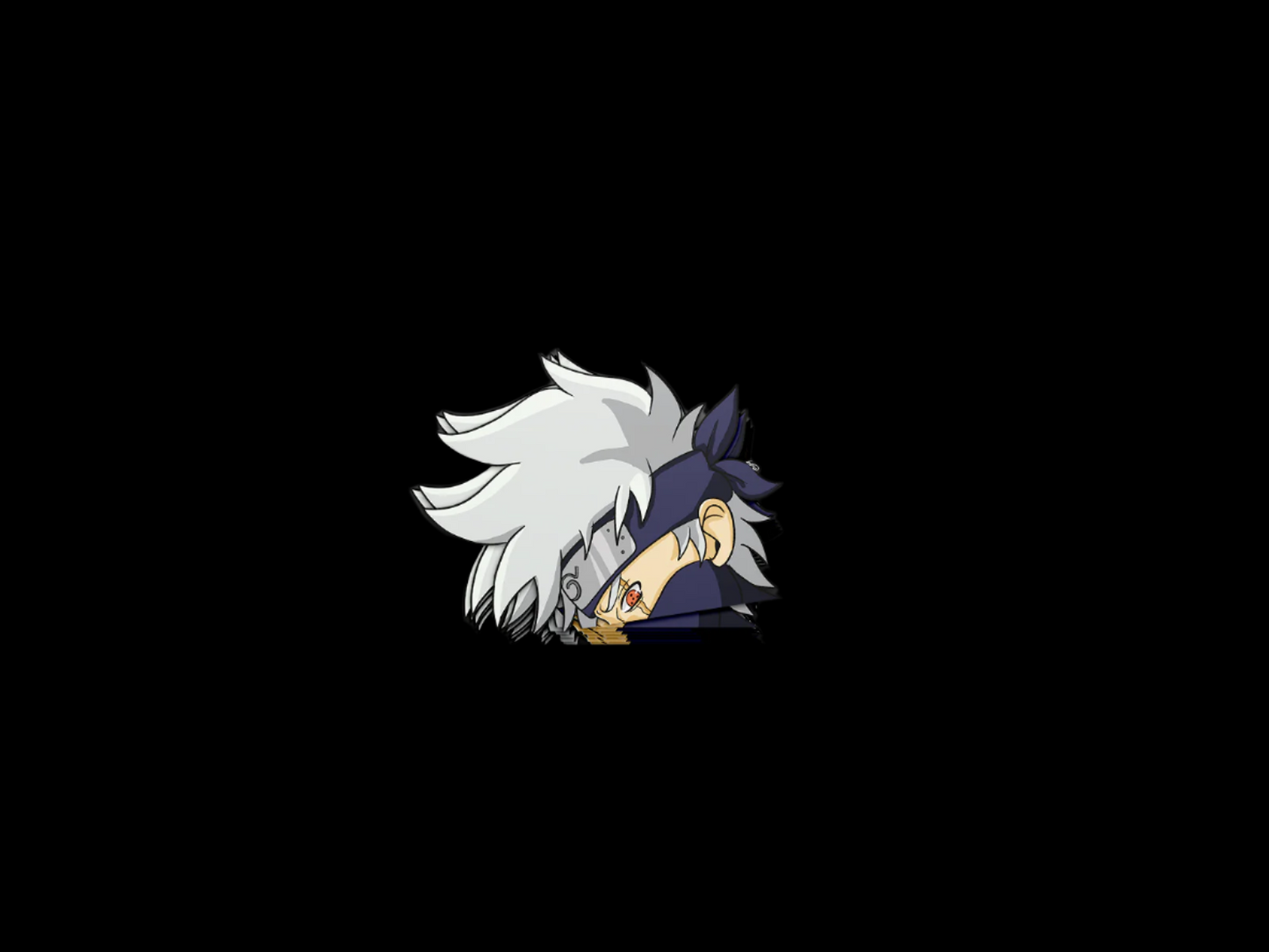 Mini Holographic Kakashi Peeker Stickers