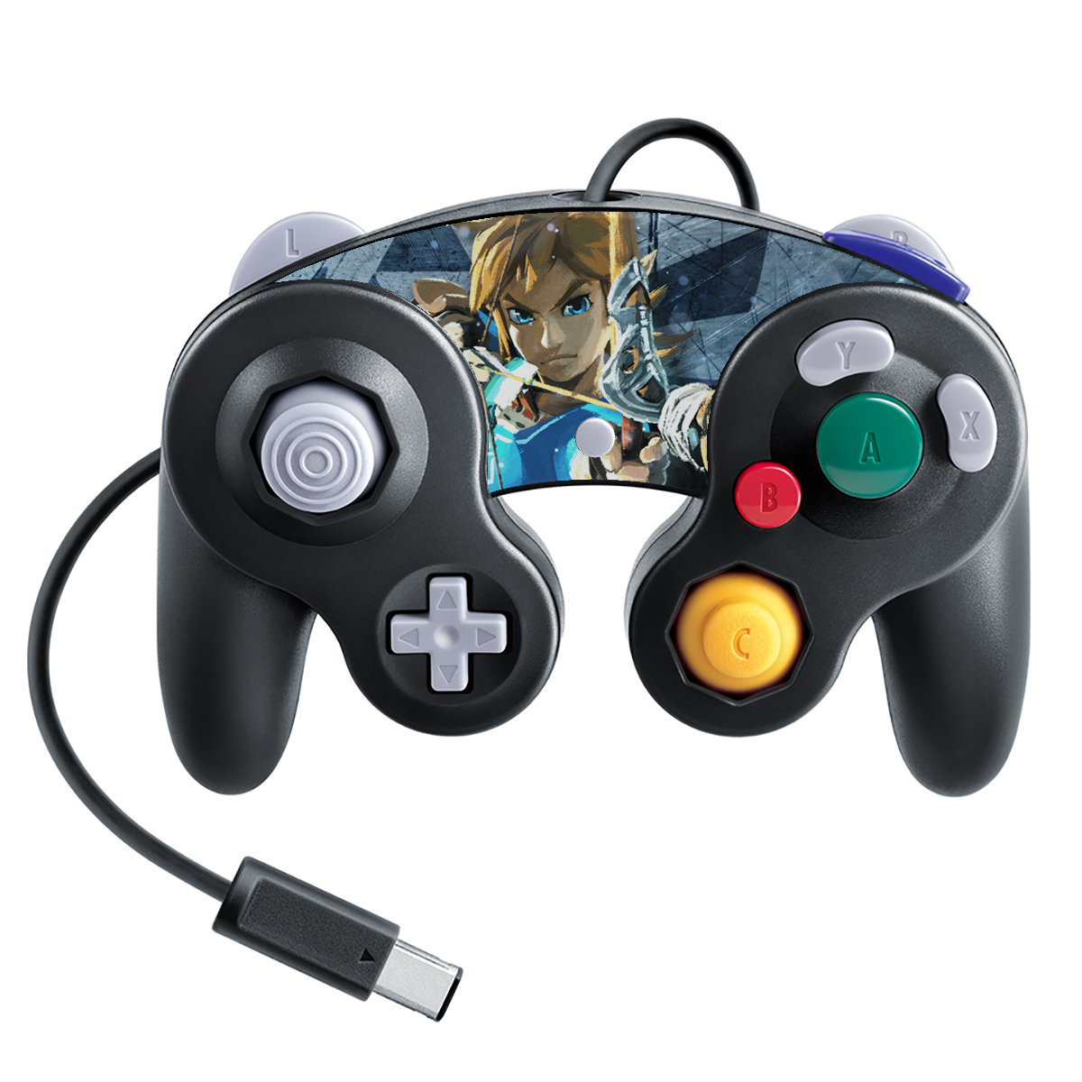 Botw Link Gamecube Controller Skin Top Only Skins