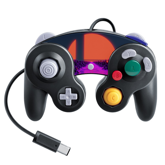 Retro Smash Gamecube Controller Skin Top Only Skins