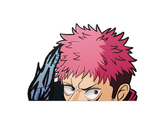 Holographic Yuji Peeker Sticker