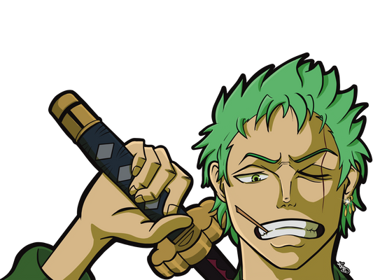 Zoro Peeker Sticker