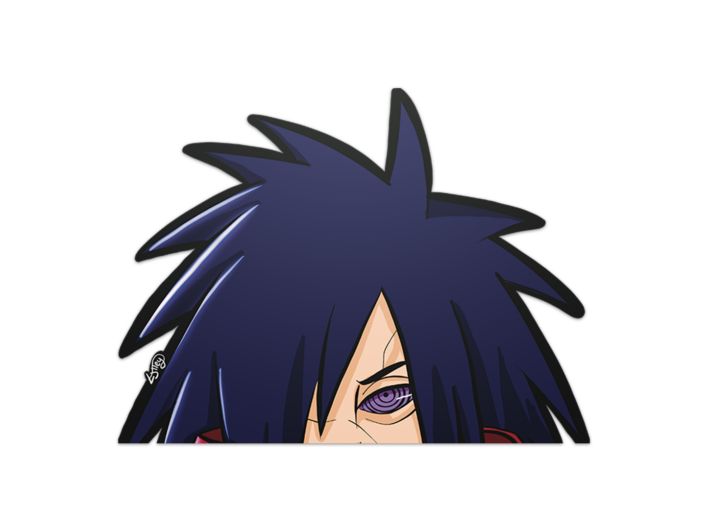 Holographic Madara Peeker Stickers