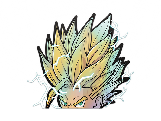 Holographic Ssj2 Gohanpeeker Sticker
