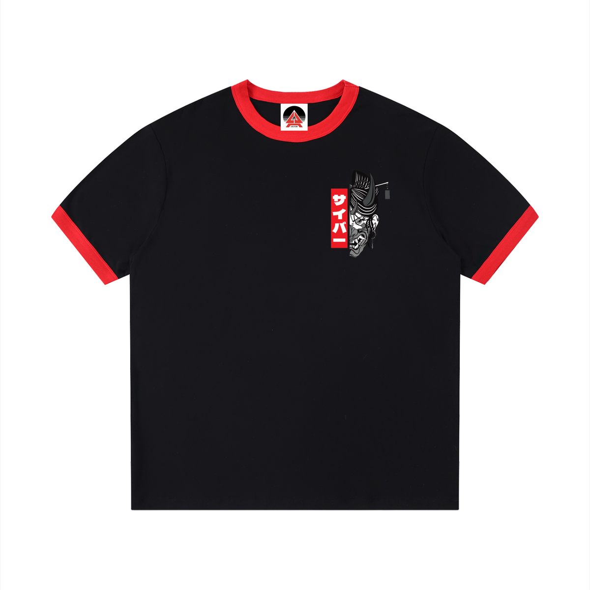 Cyber Oni Unisex Ringer T-Shirt