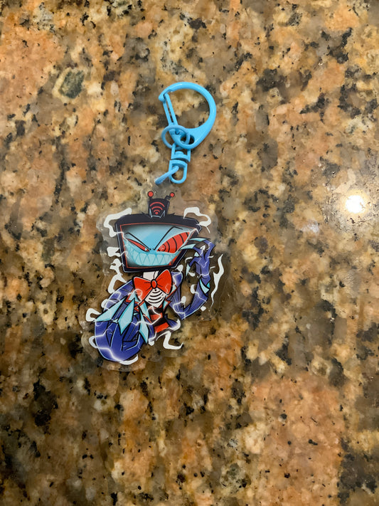 Vox double-sided acrylic keychain