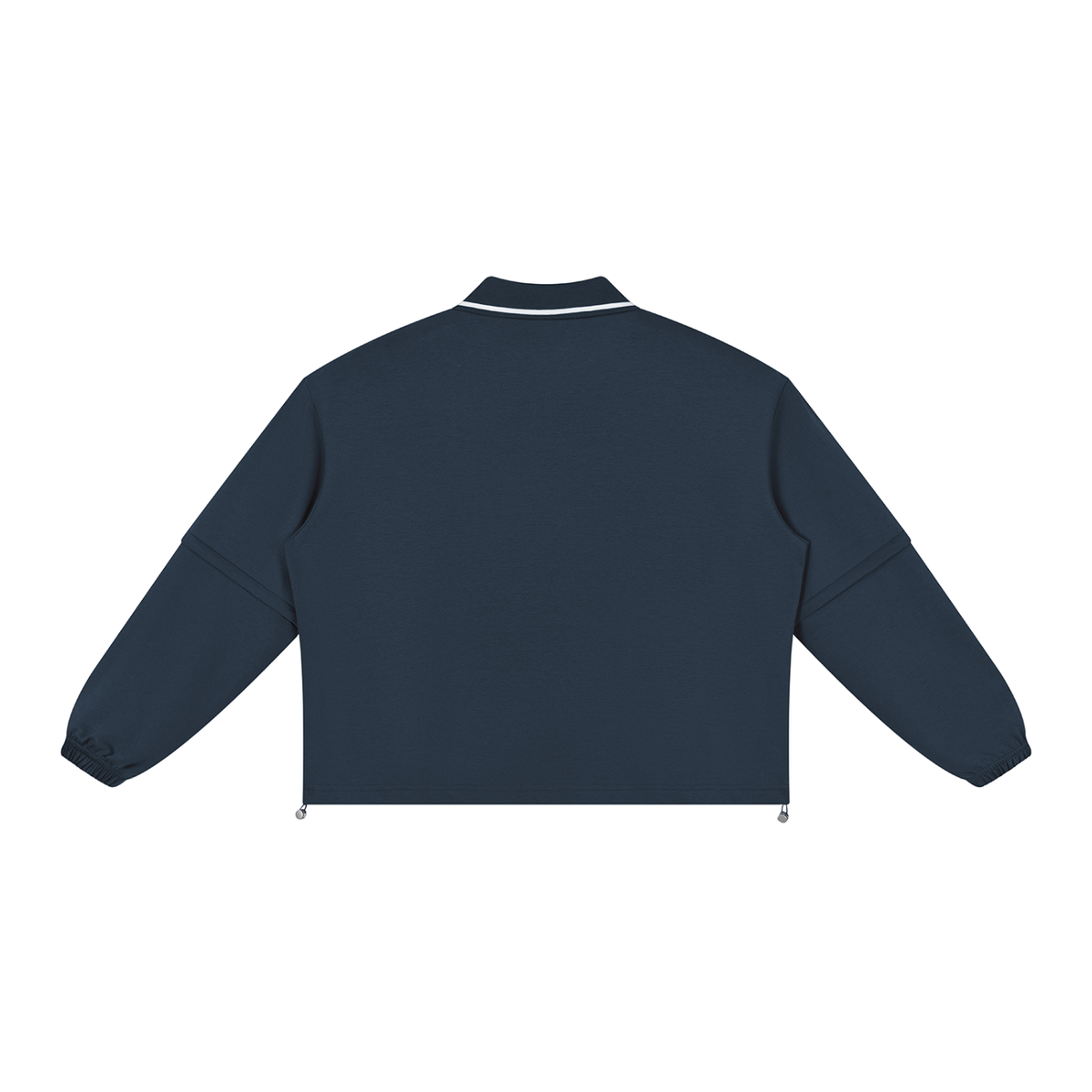Ljalley Unisex Boxy Collared Detachable Sweatshirt