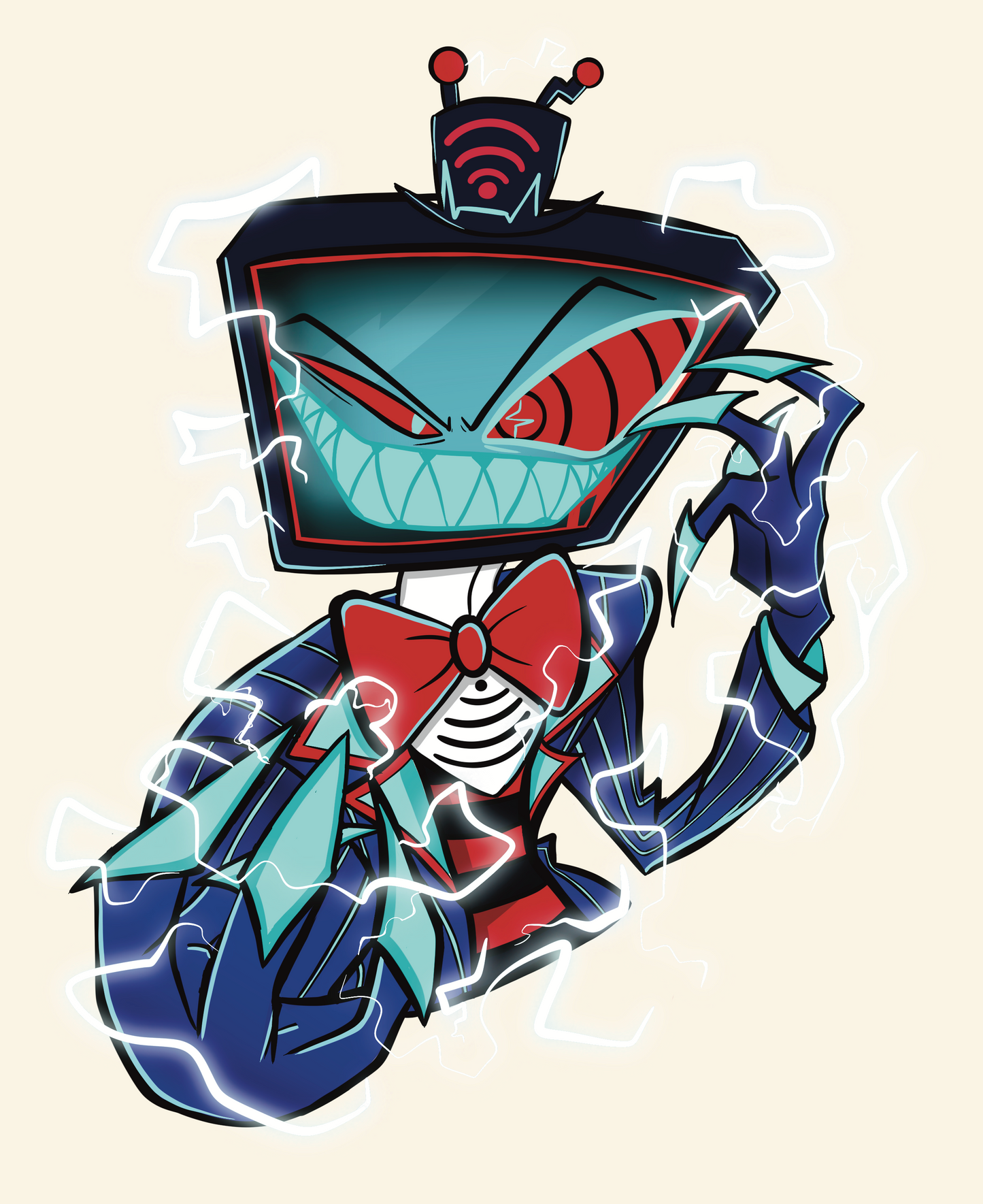 Vox double-sided acrylic keychain