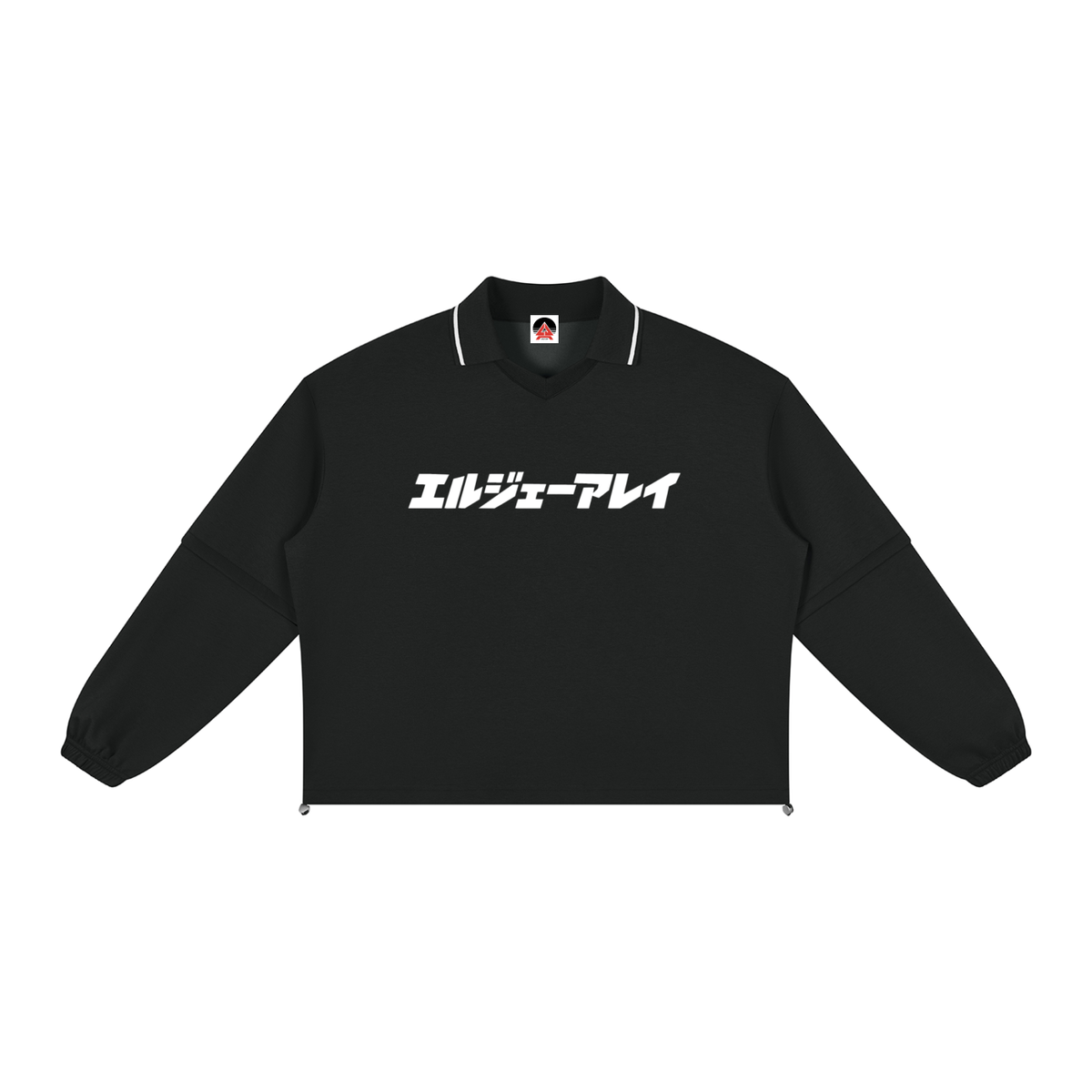 Ljalley Unisex Boxy Collared Detachable Sweatshirt