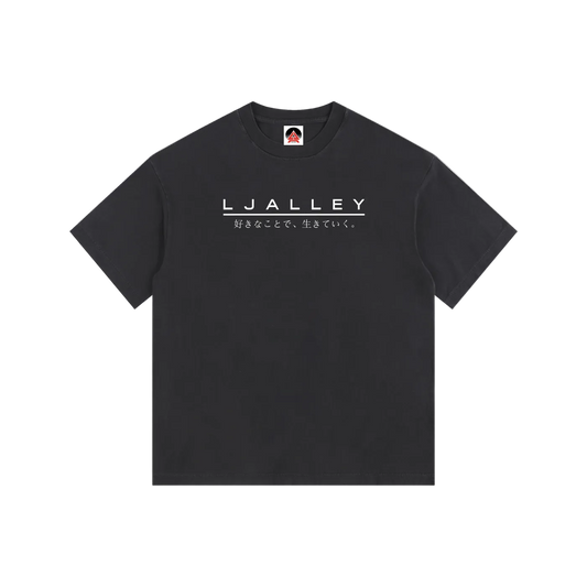 LJAlley Vintage Washed Oversized Cotton T-Shirt