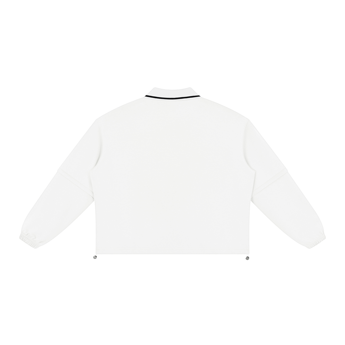 Ljalley Unisex Boxy Collared Detachable Sweatshirt