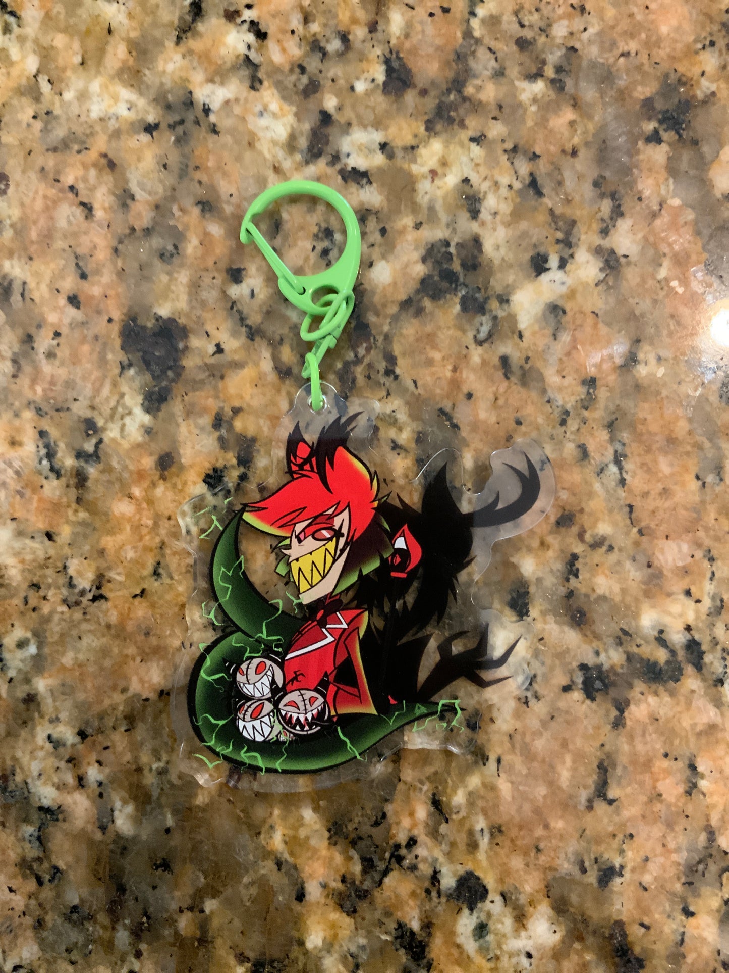 Alastor double sided acrylic keychain