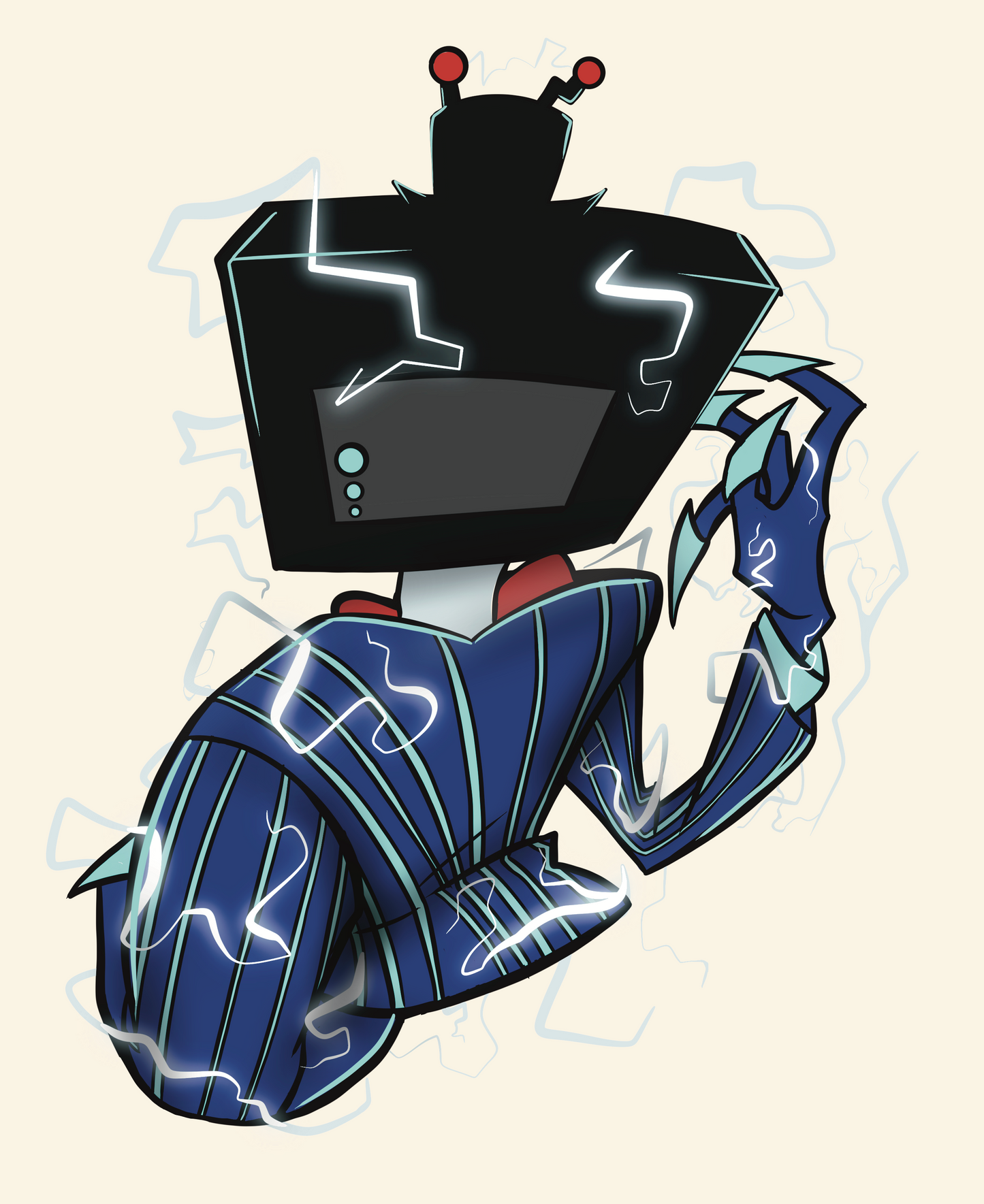 Vox double-sided acrylic keychain