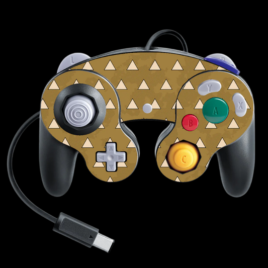 Antique Triangles Gamecube Controller skin