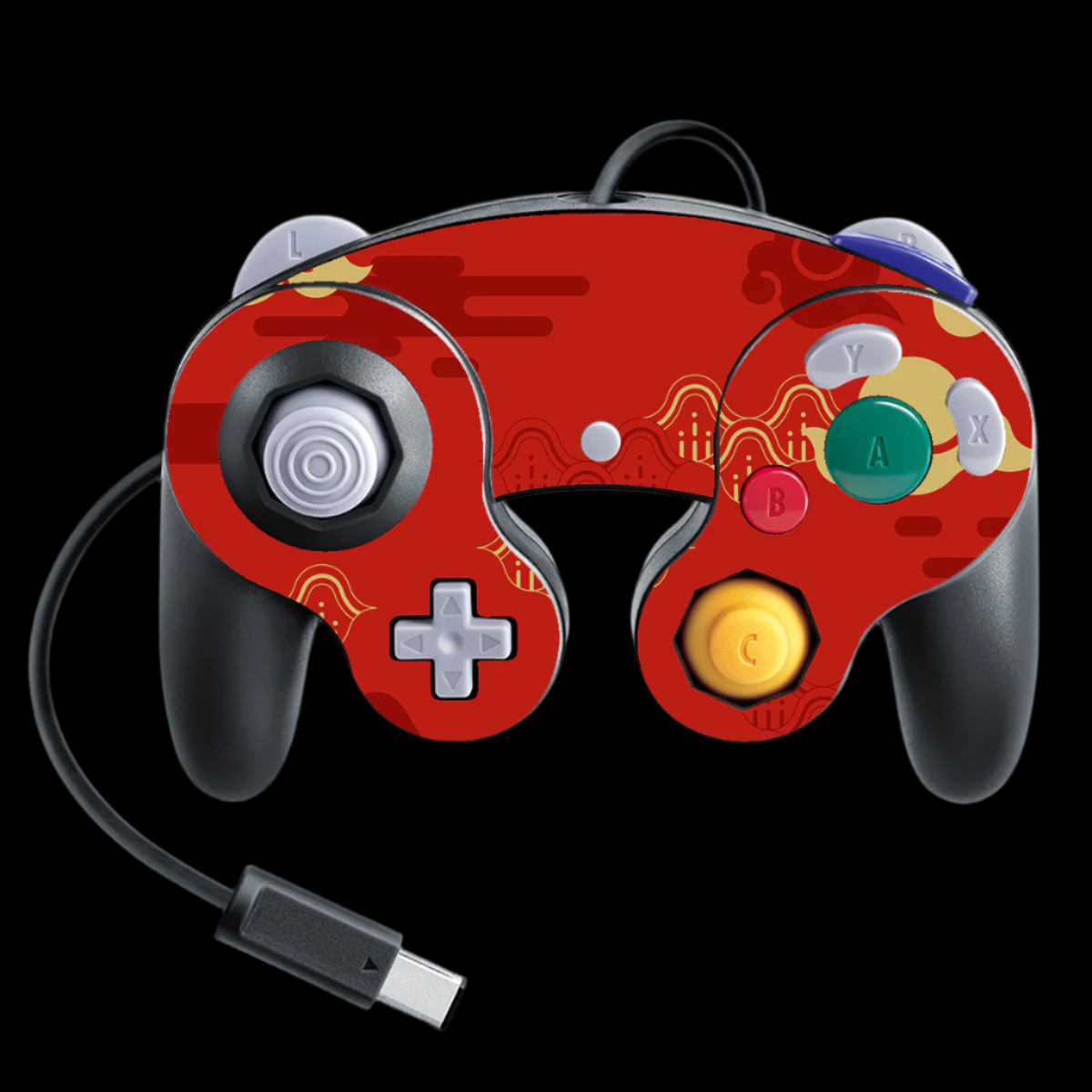 Red Sky Gamecube Controller skin