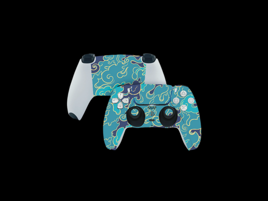 Blue Flames Ps5 Controller skin