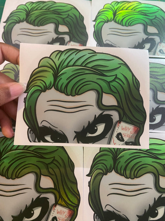 Holographic Joker Peeker