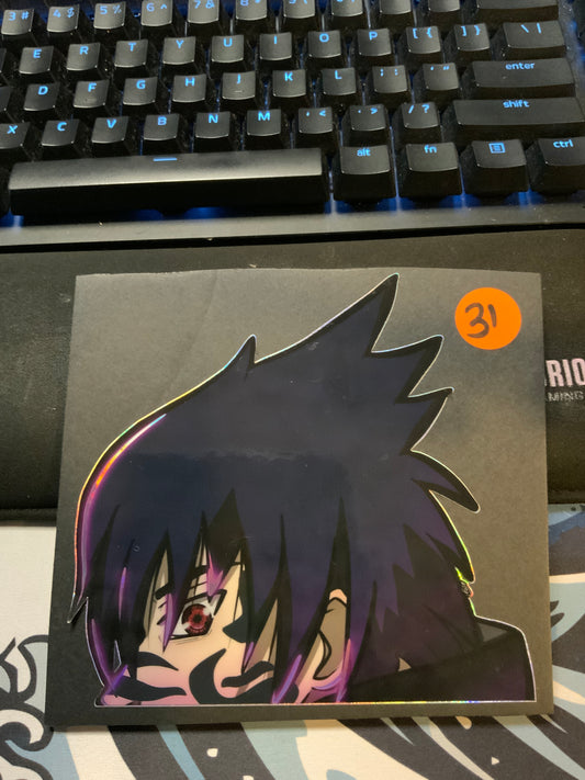 Holographic Cursed Sasuke Peeker