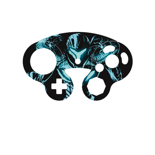 Dark Samus Gamecube Controller skin