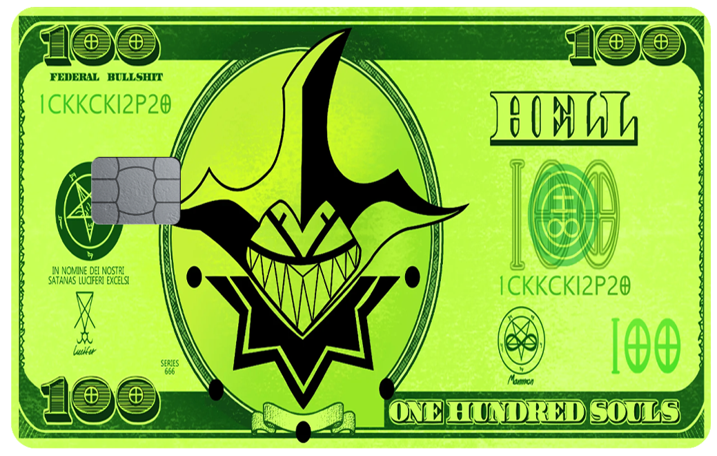 100 Souls Credit card skin
