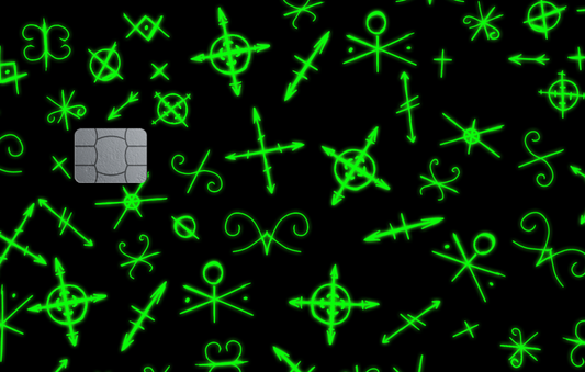 Alastor Holographic Symbols Credit Card skin