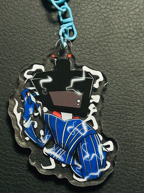 Vox double-sided acrylic keychain