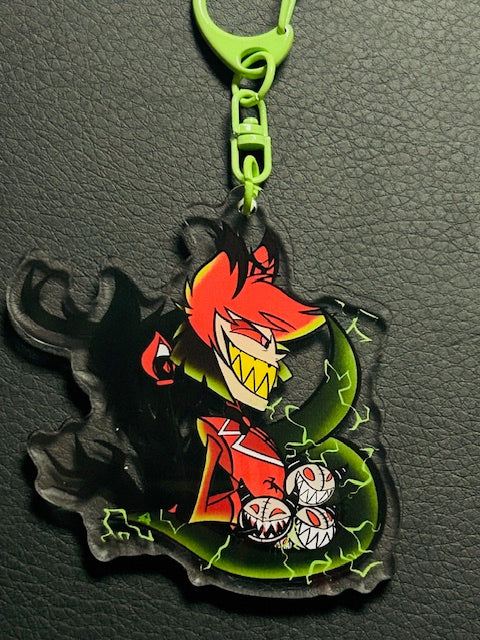 Alastor double sided acrylic keychain