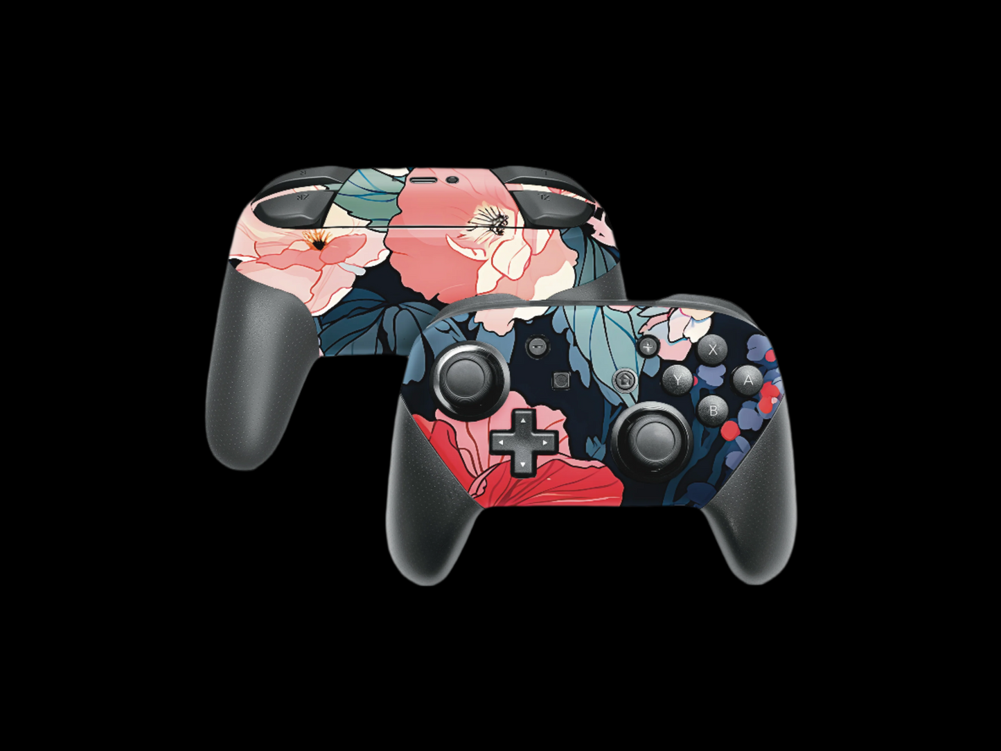 Floral Watercolor Pro Controller skin