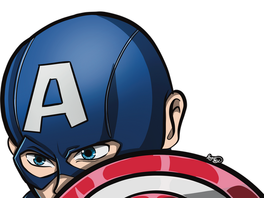 Holographic Captain America